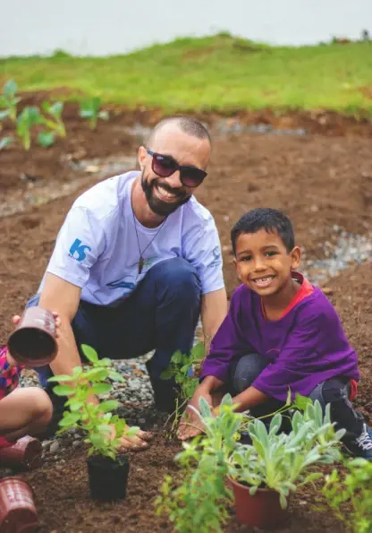 Alunos na área rural de Cajati