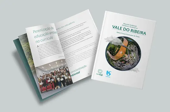 Grade visual com mockups de capas