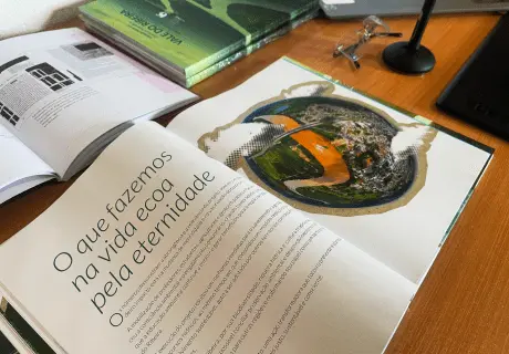 Elementos visuais de território e cultura