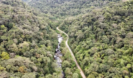 Chachoeira do Faú, em Miracatu